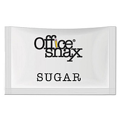 Office Snax Premeasured Single-Serve Sugar, 0.08 oz Packet, 1,200/Carton (00021)