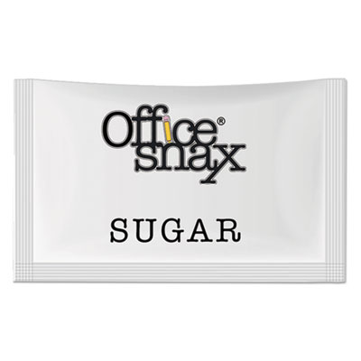 Office Snax Premeasured Single-Serve Sugar, 0.08 oz Packet, 1,200/Carton (00021)