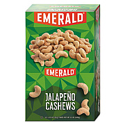 Emerald Snack Nuts, Jalapeno Cashews, 1.25 oz Tube, 12/Box (94217)
