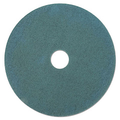 3M Ultra High-Speed Floor Burnishing Pads 3100, 27.25" Diameter, Aqua, 5/Carton (20379)