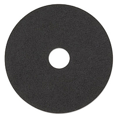 3M Low-Speed Stripper Floor Pad 7200, 23" Diameter, Black, 5/Carton (08385)