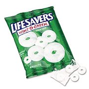 LifeSavers Hard Candy Mints, Wint-O-Green, Individually Wrapped, 6.25 oz Bag (88504)