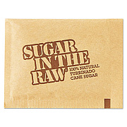 Sugar in the Raw Sugar Packets, Raw Sugar, 0.18 Oz Packets, 500 Per Carton (827749)