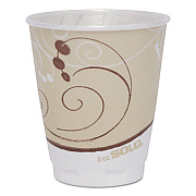 Dart Trophy Plus Dual Temp Symphony Perfect Pak Hot/Cold Drink Cups, 8 oz, Tan, 300/Carton (OFX8NJ8002CT)