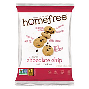 Homefree Gluten Free Chocolate Chip Mini Cookies, 1.1 oz Pack, 30/Carton (01873)