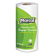 Marcal 100% Premium Recycled Kitchen Roll Towels, 2-Ply, 11 x 9, White, 60 Sheets, 15 Rolls/Carton (6709)