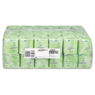 Marcal PRO 100% Recycled Two-Ply Bath Tissue, Septic Safe, White, 500 Sheets/Roll, 48 Rolls/Carton (5001)