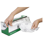 Sani Professional Dry Foodservice Kitchen Roll Towels, 1-Ply, 15 x 7.5 White, 200/Roll, 4 Roll/Carton (G125DA)