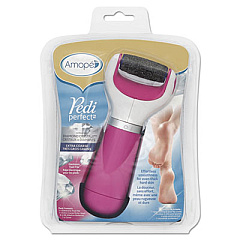 AMOPE Pedi Perfect Extra Coarse Electronic Foot File, Pink/white, 6/carton (94925)