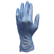 HOSPECO ProWorks Industrial Grade Disposable Vinyl Gloves, Powder-Free, Medium, 4 mil Thick, 9" Long, Blue, 100/Box, 10 Boxes/Carton (GLV144FM)