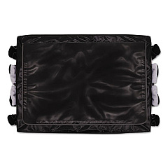 Rubbermaid Commercial Storage/Trash Compartment Cover, Cloth, Black (1889864)