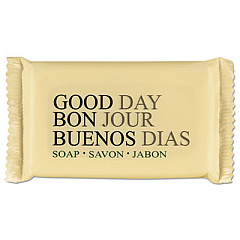 Good Day Amenity Bar Soap, Pleasant Scent, # 1 1/2, 500/Carton (390150A)