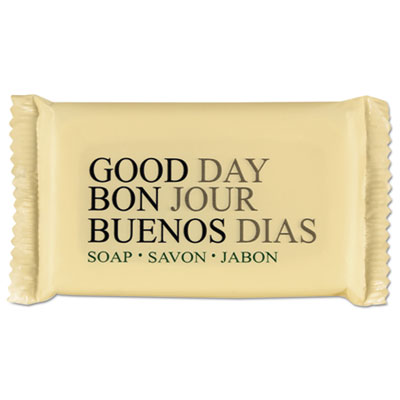 Good Day Amenity Bar Soap, Pleasant Scent, # 1 1/2, 500/Carton (390150A)