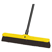 Rubbermaid Commercial Heavy Duty Floor Sweep, 24" X 3", Maroon, Polypropylene, 12/carton (9B17MARDZ)