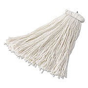Rubbermaid Commercial Bolt-On Cut-End Mop Head, Rayon, 20 oz, White, 12/Carton (F467)