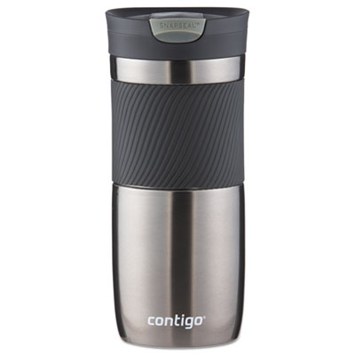 Contigo Byron Snapseal Stainless Steel Travel Mug, 16 oz, Gunmetal (SSH100A01)