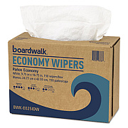 Boardwalk Scrim Wipers, 4-Ply, 9.75 x 16.75, White, 150/Dispenser Pack, 6 Dispenser Packs/Carton (E025IDW)