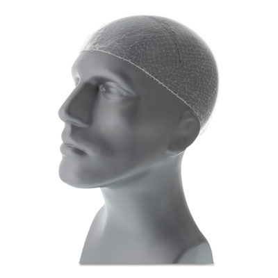 AmerCareRoyal Lightweight Latex-Free Hairnets, White, 28 in., Nylon, 144/Box (RPH144LT28PK)