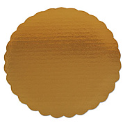 SCT Gold Cake Circles, Single Wall Construction, 9" Diameter, Gold, Paper, 200/Carton (1610)