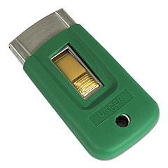 Unger ErgoTec Safety Scraper with Rubber Cover, 1.5" Blade (SR040)