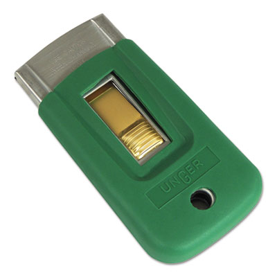 Unger ErgoTec Safety Scraper with Rubber Cover, 1.5" Blade (SR040)