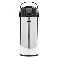 BUNN 2.2 Liter Push Button Airpot, Stainless Steel (AIRPOT22)