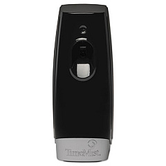 TimeMist Settings Metered Air Freshener Dispenser, 3.5" x 3.5" x 8.25", Black, 6/Carton (1047811)