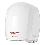WORLD DRYER Airforce Hand Dryer, 110 V to 120 V, 10.75 x 9 x 6.5, White (J974A3)
