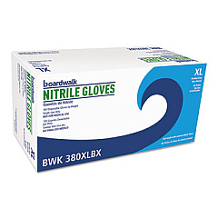 Boardwalk Disposable General-Purpose Nitrile Gloves, X-Large, Blue, 100/box (BWK380XLBX)