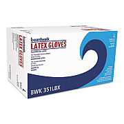 Boardwalk 351LBX Powder-Free Latex Exam Gloves