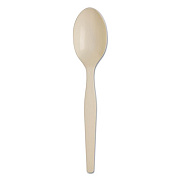 Dixie SmartStock Plastic Cutlery Refill, Series-O, Mediumweight Spoon, Beige, 40/Pack, 24 Packs/Carton (SSS11B)
