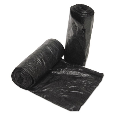 FlexSol Low Density Repro Can Liners, 2.4 mil, 38" x 58", Black, 100/Carton (3858GATS)