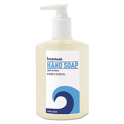 Boardwalk Liquid Hand Soap, Floral, 8 Oz Pump Bottle (BWK8500EA)