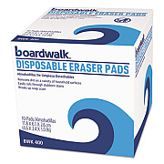 Boardwalk Disposable Eraser Pads, 10/box, 16 Boxes/carton (BWK600CT)
