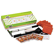 Scotch-Brite PROFESSIONAL Quick Clean Griddle Cleaning System Starter Kit, 4 x 5.24, Orange (85793)