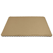 SCT Gold Cake Pads, 1/2 Sheet, 14 x 19, Gold, Paper, 100/Carton (1650)