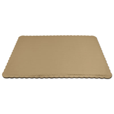 SCT Gold Cake Pads, 1/2 Sheet, 14 x 19, Gold, Paper, 100/Carton (1650)