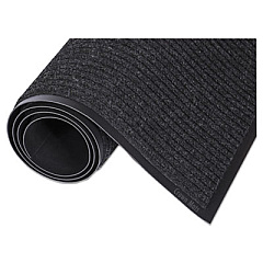 Crown Needle-Rib Wiper/Scraper Mat, Rectangular, Charcoal Gray Ribbed Surface, 36" x 10 ft (NR0310CH)
