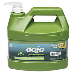 AbilityOne 8520016471708 GOJO SKILCRAFT ECOPREFERRED PUMICE HAND CLEANER, LIME, 1 GAL PUMP, LIME, 4/BOX