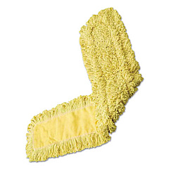 Rubbermaid Commercial Trapper Looped-End Dust Mop Head, 12 X 5, Yellow (J151)