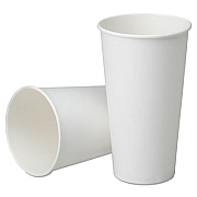 AbilityOne 7350016457876, SKILCRAFT Disposable Paper Cups for Cold Beverages, 32 oz, White, 500/Box