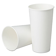 AbilityOne 7350016457875, SKILCRAFT Disposable Paper Cups for Cold Beverages, 21 oz, White, 1,000/Box