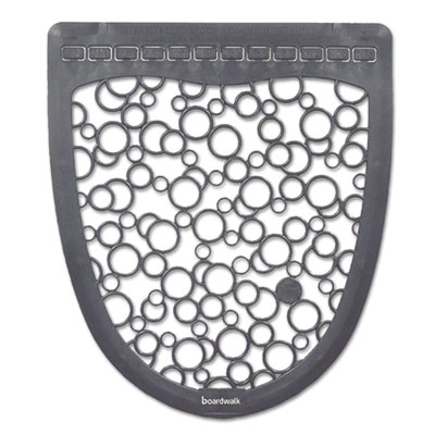 Boardwalk Urinal Mat 2.0, Rubber, 17.5 x 20, Gray/White, 6/Carton (BWKUMGW)