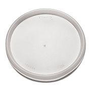 Dart Plastic Lids for Foam Cups, Bowls and Containers, Flat, Vented, Fits 6 oz to 32 oz, Translucent, 100/Pack, 10 Packs/Carton (20JL)
