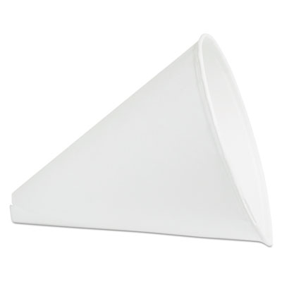 Konie Paper Cone Funnel Cups, 10 oz, White, 1,000/Carton (100KRF)