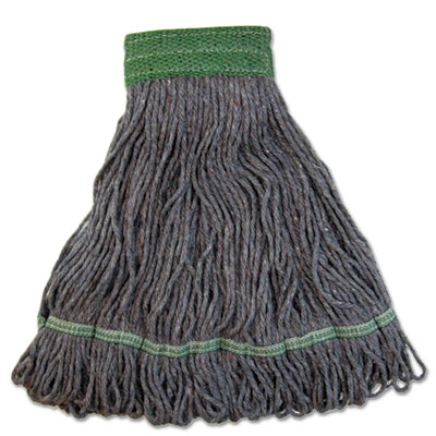 Boardwalk Pro Loop Web/Tailband Mop Head, Blue, Medium, 12/Carton (BWK1800MBDZ)