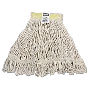 Rubbermaid Commercial Super Stitch Blend Mop, Cotton/Synthetic, Small, White, 6/Carton (D211WHI)