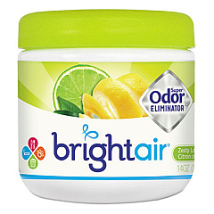 BRIGHT Air Super Odor Eliminator, Zesty Lemon and Lime, 14 oz Jar (900248)
