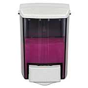San Jamar Oceans Soap and Hand Sanitizer Dispenser, 30 oz, 4.13 x 4.25 x 6.13, Black (S30TBK)