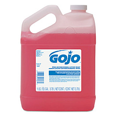 GOJO Antimicrobial Lotion Soap, Floral Balsam Scent, 1 Gal Bottle, 4/carton (184704CT)